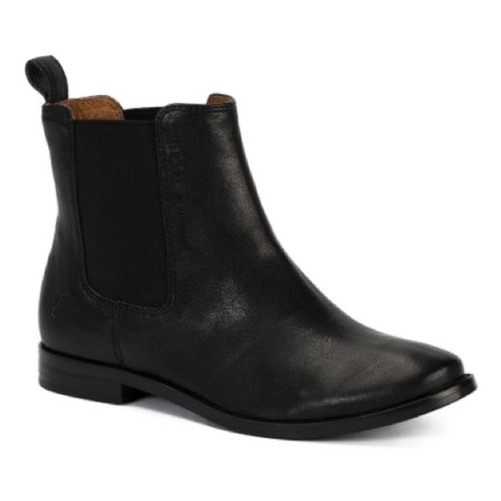 Frye Black Leather Chelsea Boots